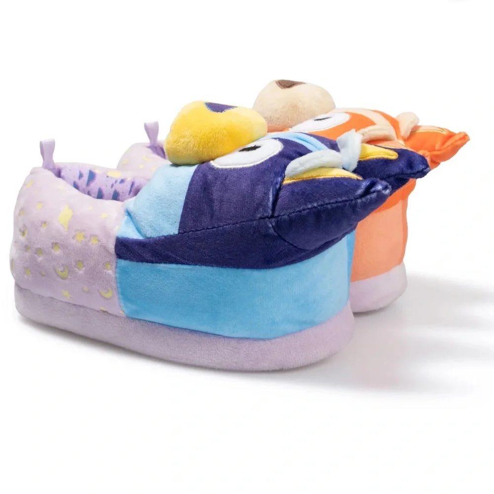 Bluey Toddler Girl Glow in The Dark Slipper Size 11-12
